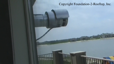 Direct vent flue pipe blocking million dollar view.