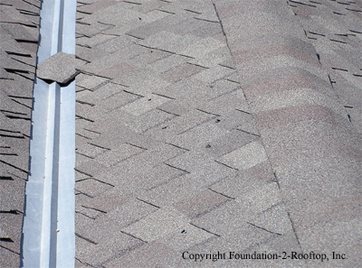 New roof that needed to be replaced because the nailgun wasn't set right and left all of the nails sticking up 1/4
