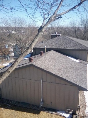 Turbine vents vs radon mitigation system. The wind wins!