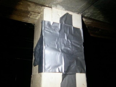 Duct tape fixes everything yet again. As long as you don't see it, the problem doesn't exist right?