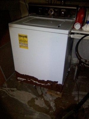Yep, the washer has been leaking for years.